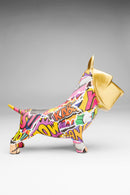Kare - Deco Figurine Graffiti Pixel Dog 35cm