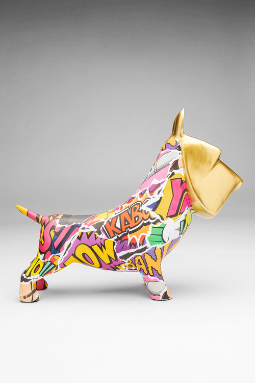 Kare - Deco Figurine Graffiti Pixel Dog 35cm