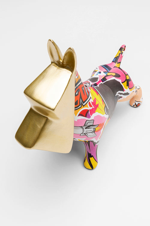 Kare - Deco Figurine Graffiti Pixel Dog 35cm