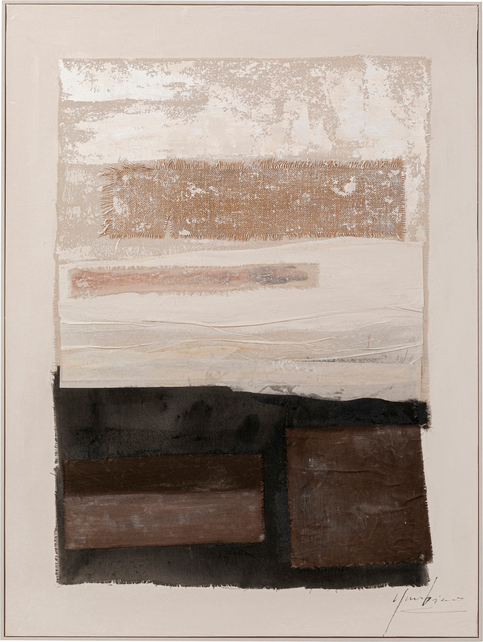 Kare - Framed Picture Lontano Brown 90x120cm