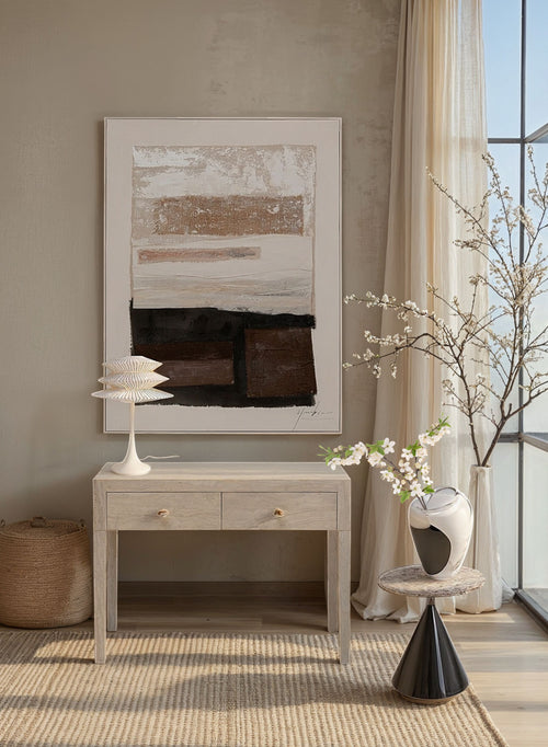Kare - Framed Picture Lontano Brown 90x120cm