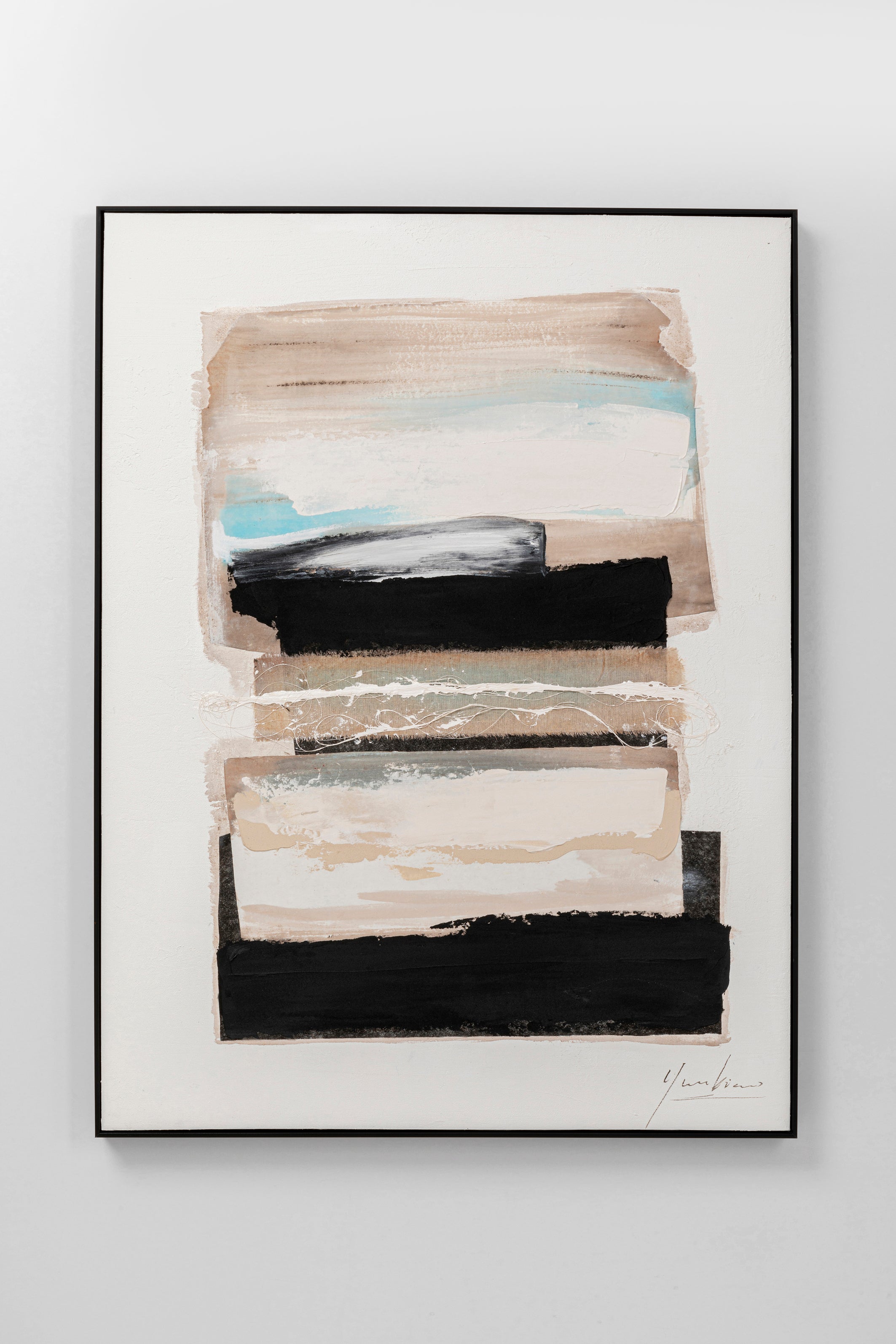 Kare - Framed Picture Lontano Beige 90x120cm