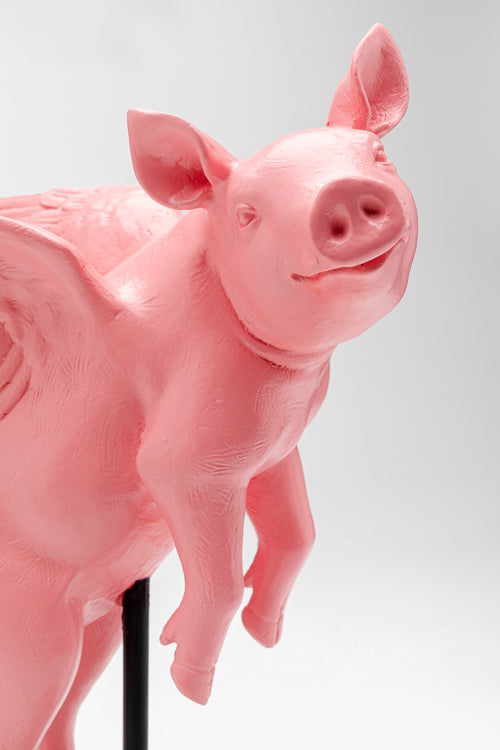 Kare - Deco Figurine Flying Pig 29cm