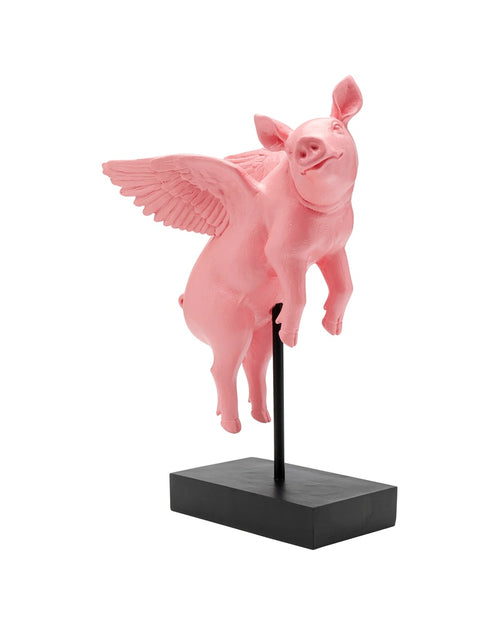 Kare - Deco Figurine Flying Pig 29cm