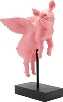 Kare - Deco Figurine Flying Pig 29cm