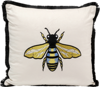 Kare - Cushion Bee White 45x45cm