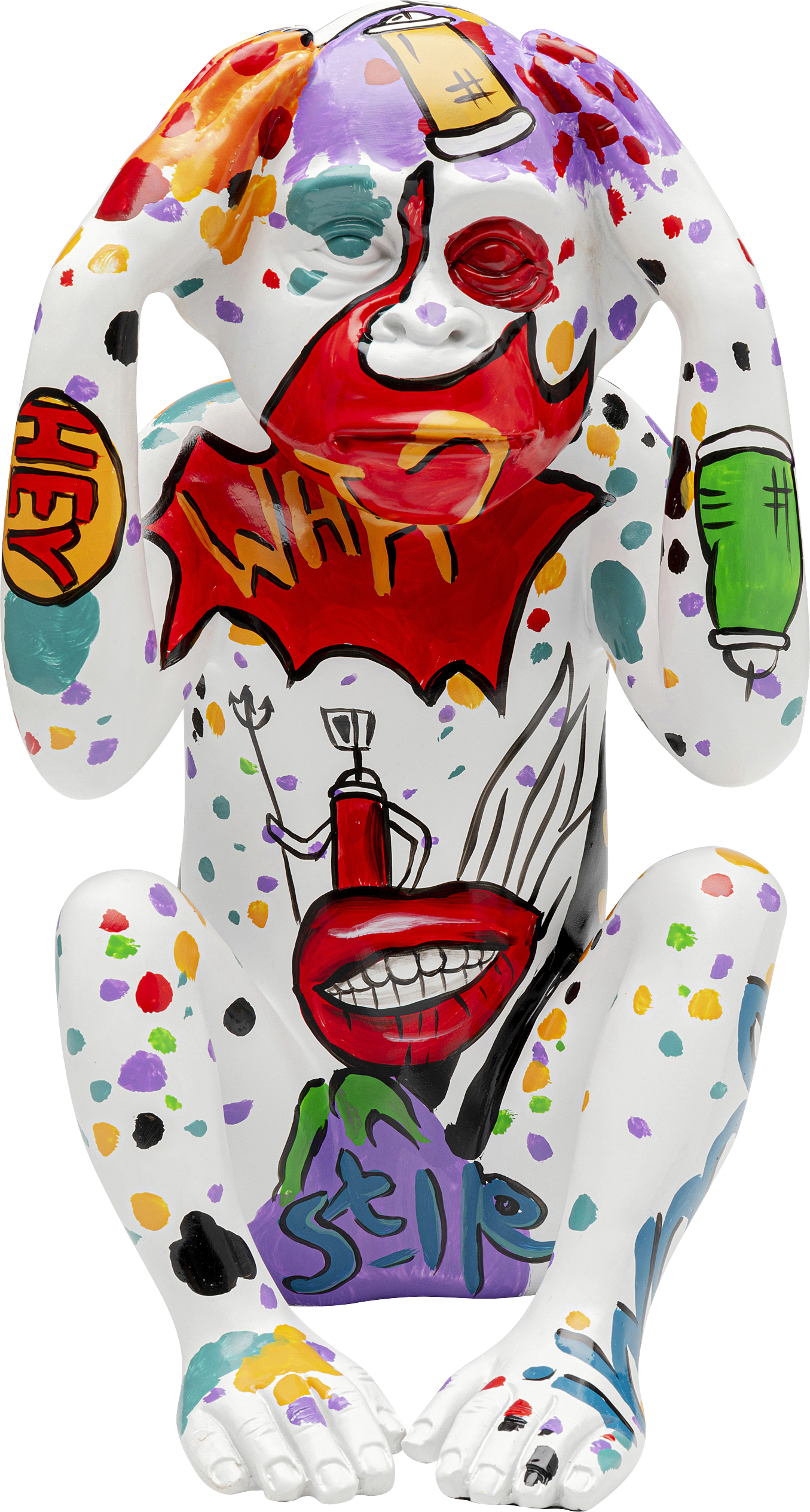Kare - Deco Figurine Graffiti Monkey 40cm