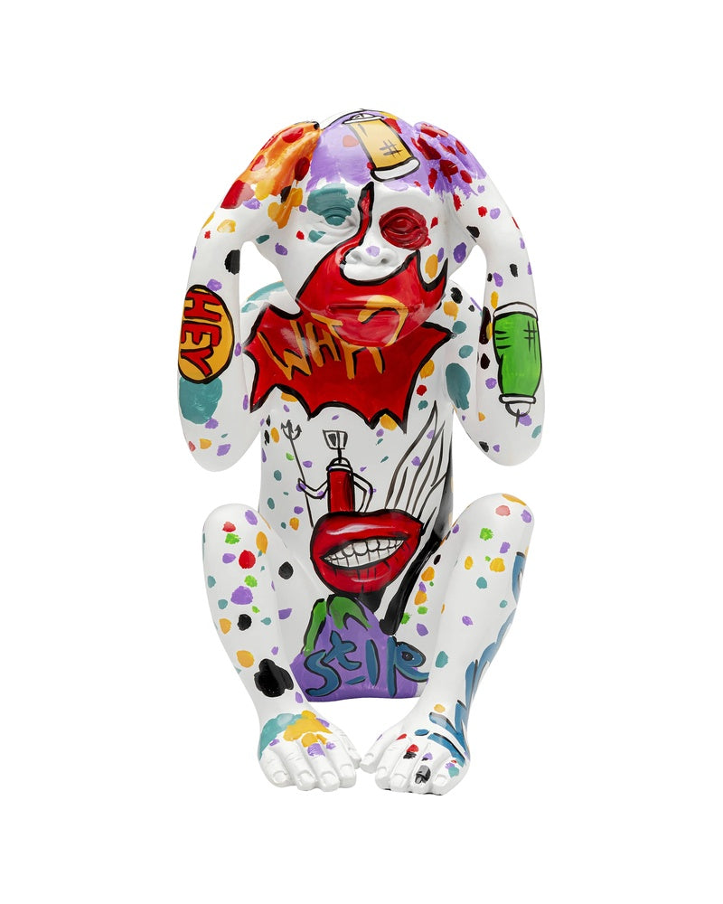 Kare - Deco Figurine Graffiti Monkey 40cm