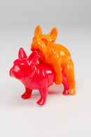 Kare - Deco Figurine Love Dogs Pink Duo Pop
