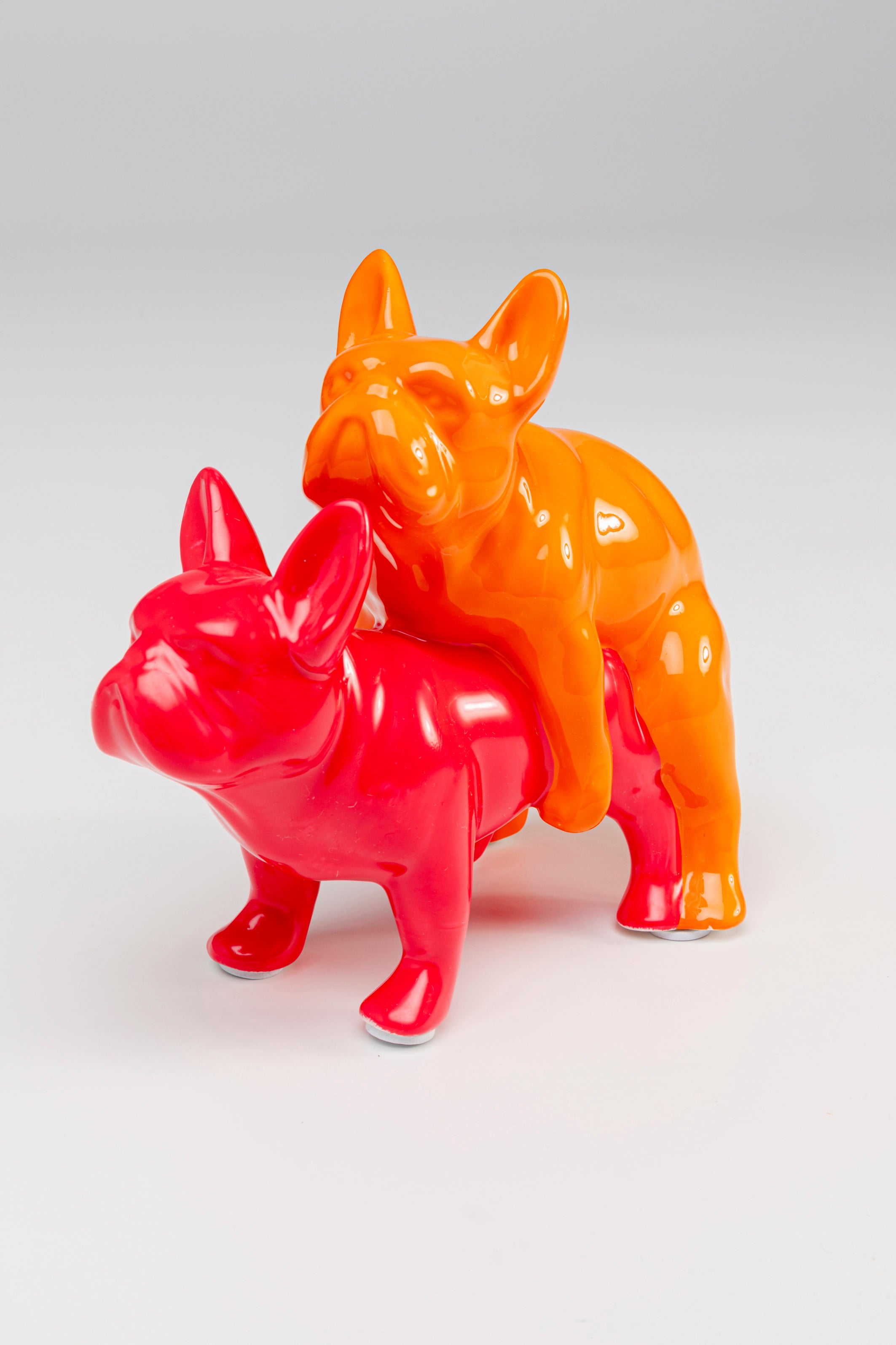 Kare - Deco Figurine Love Dogs Pink Duo Pop