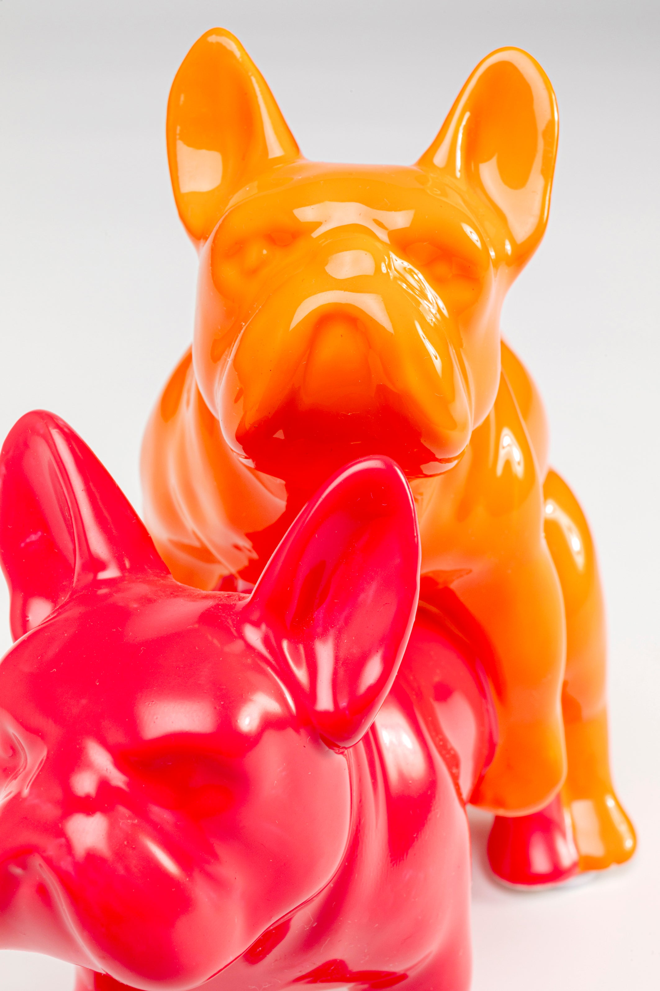 Kare - Deco Figurine Love Dogs Pink Duo Pop