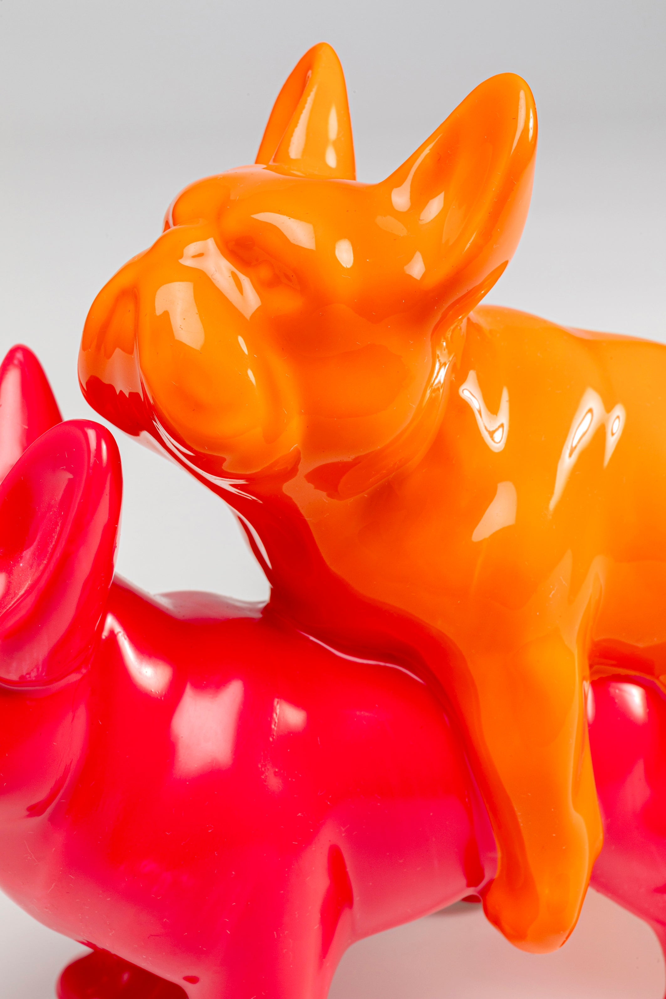 Kare - Deco Figurine Love Dogs Pink Duo Pop