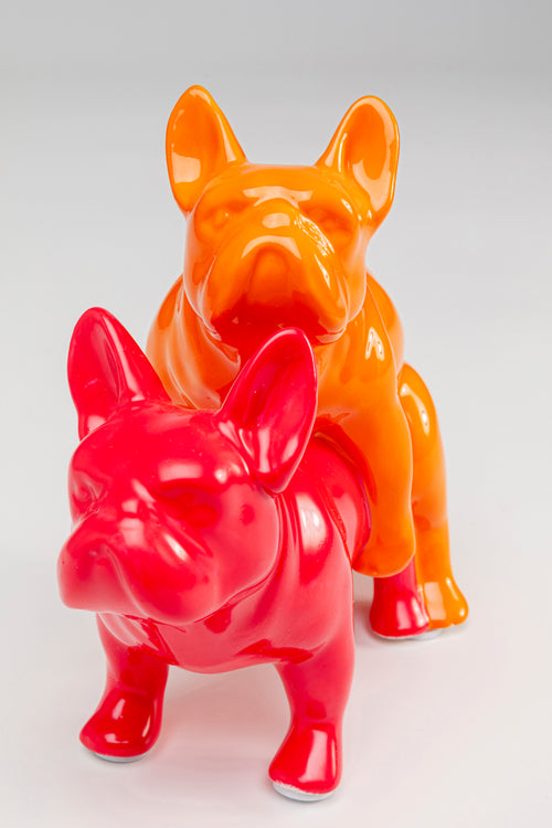 Kare - Deco Figurine Love Dogs Pink Duo Pop