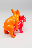 Kare - Deco Figurine Love Dogs Pink Duo Pop