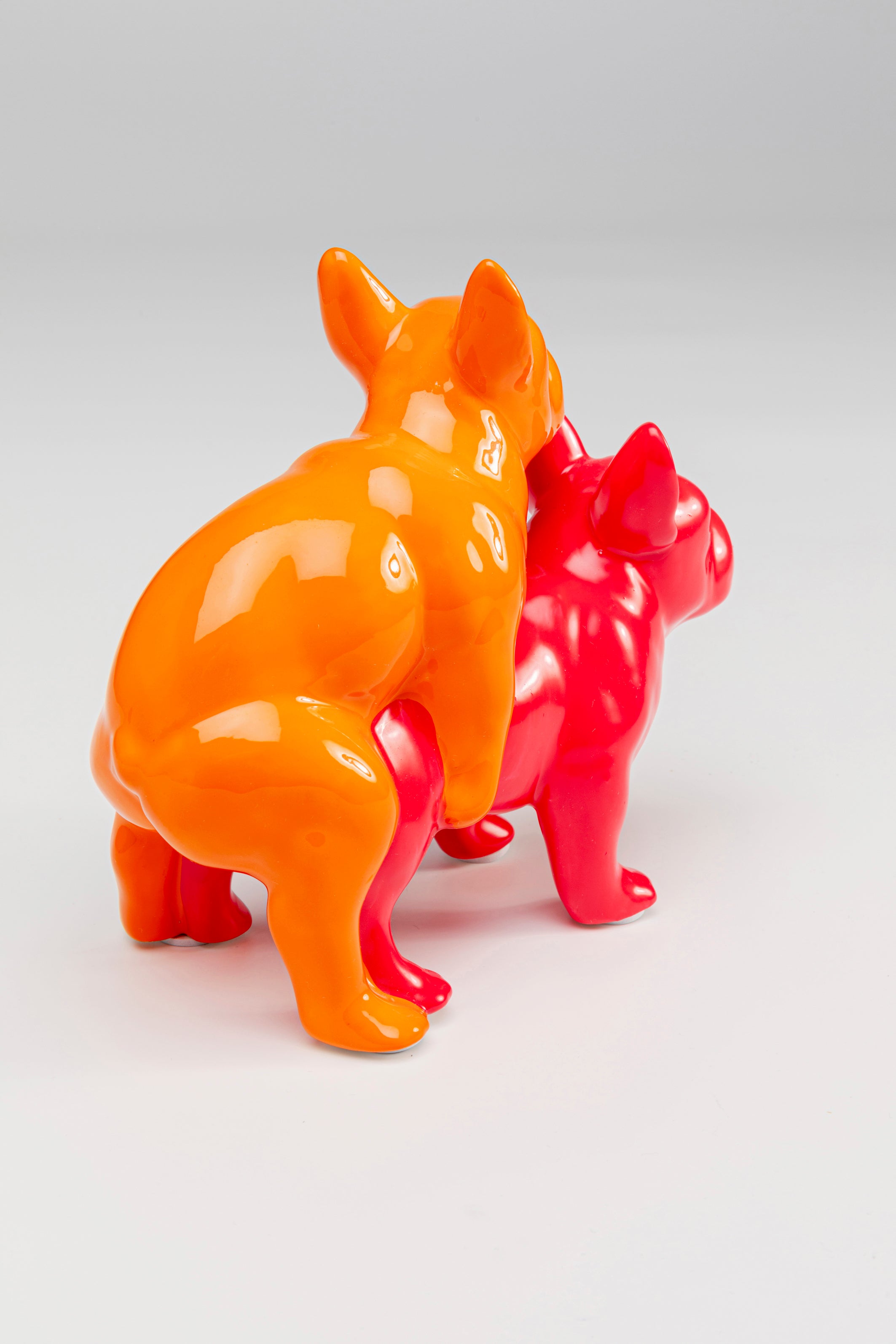 Kare - Deco Figurine Love Dogs Pink Duo Pop