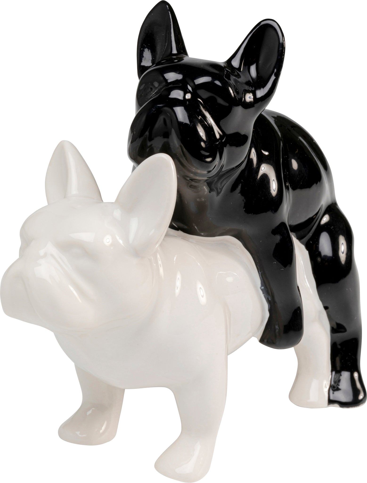 Kare - Deco Figurine Love Dogs Black