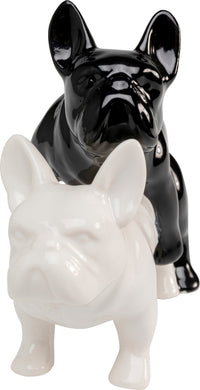 Kare - Deco Figurine Love Dogs Black