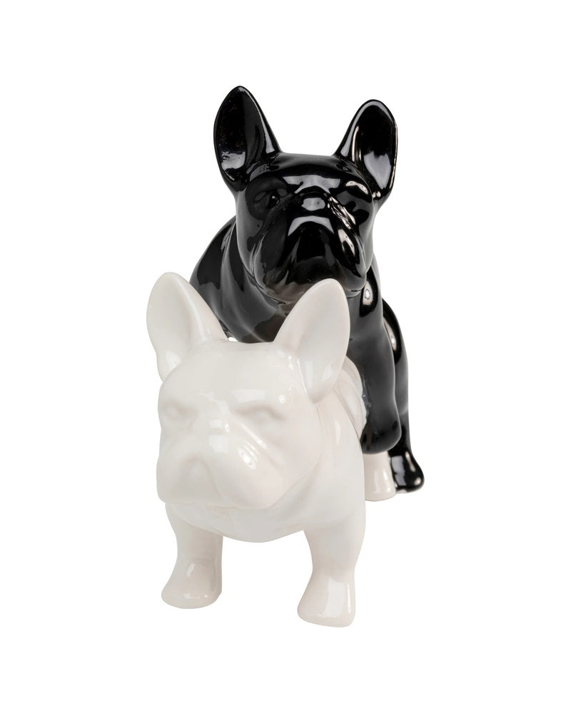 Kare - Deco Figurine Love Dogs Black
