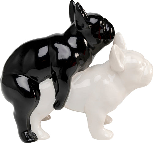 Kare - Deco Figurine Love Dogs Black