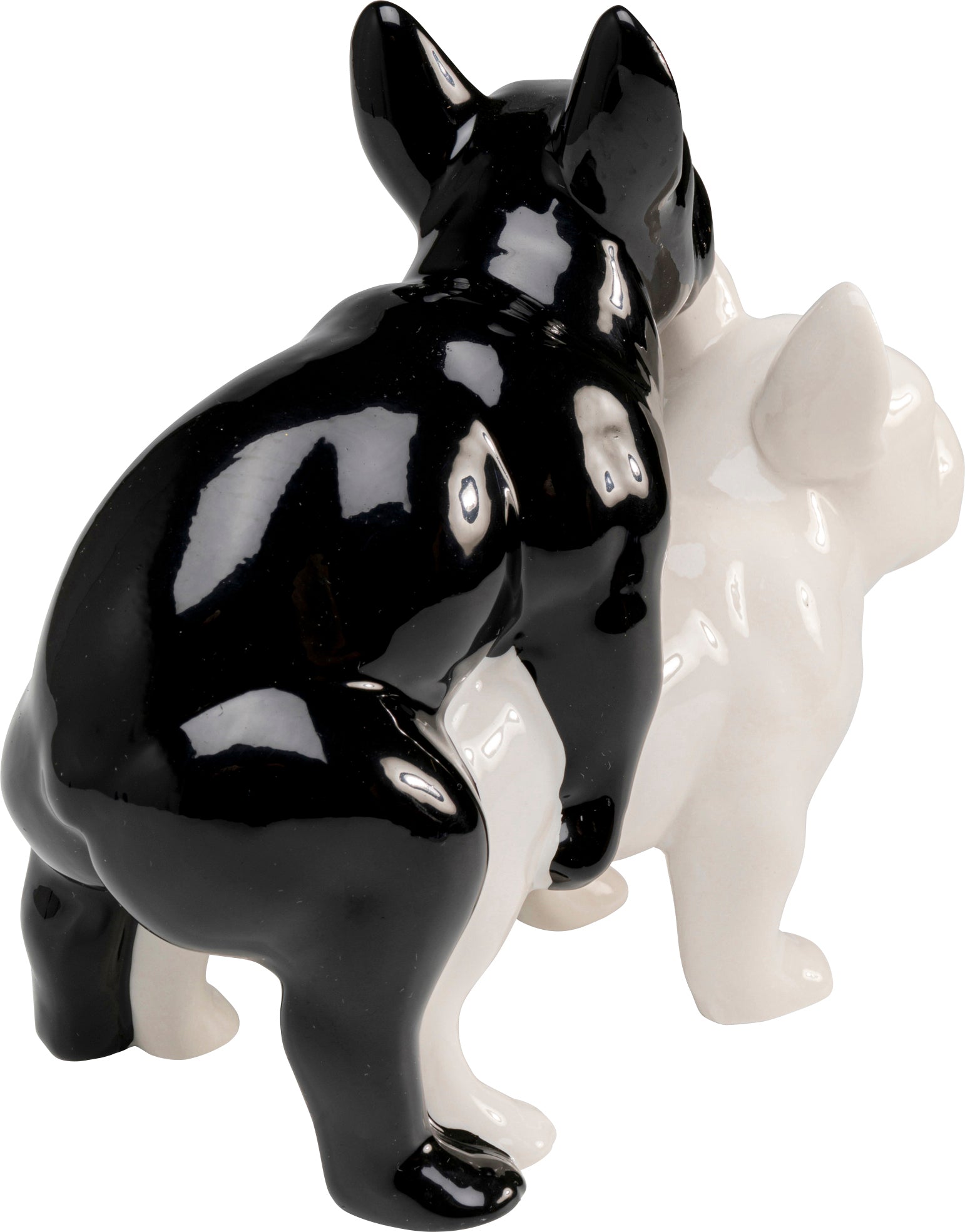 Kare - Deco Figurine Love Dogs Black