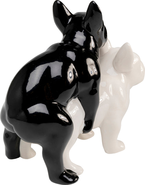 Kare - Deco Figurine Love Dogs Black