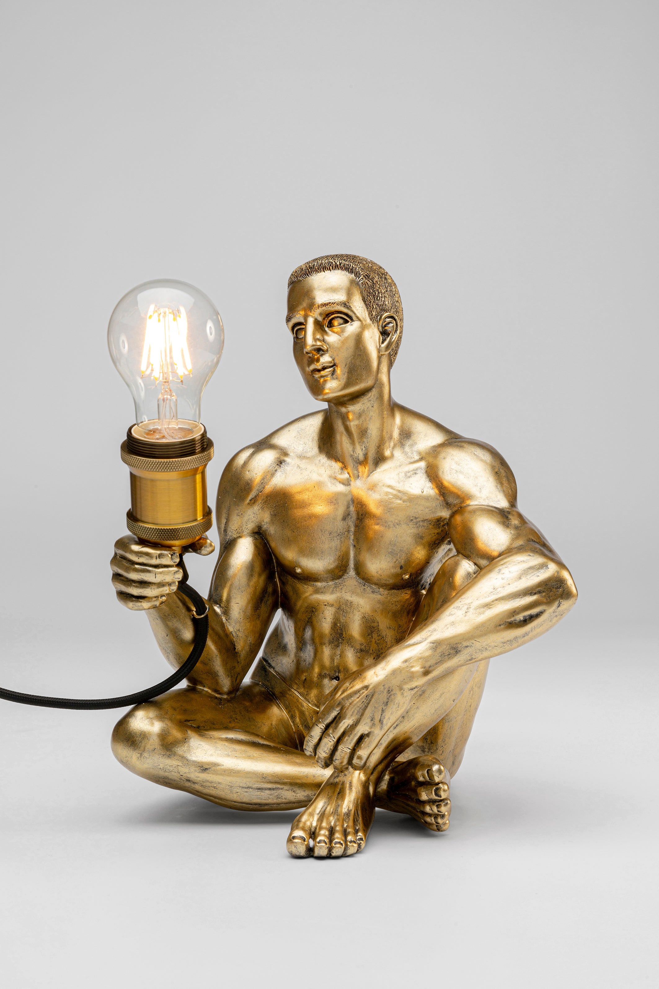 Kare - Table Lamp Nude Man Sit 32cm