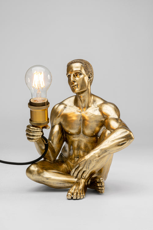 Kare - Table Lamp Nude Man Sit 32cm