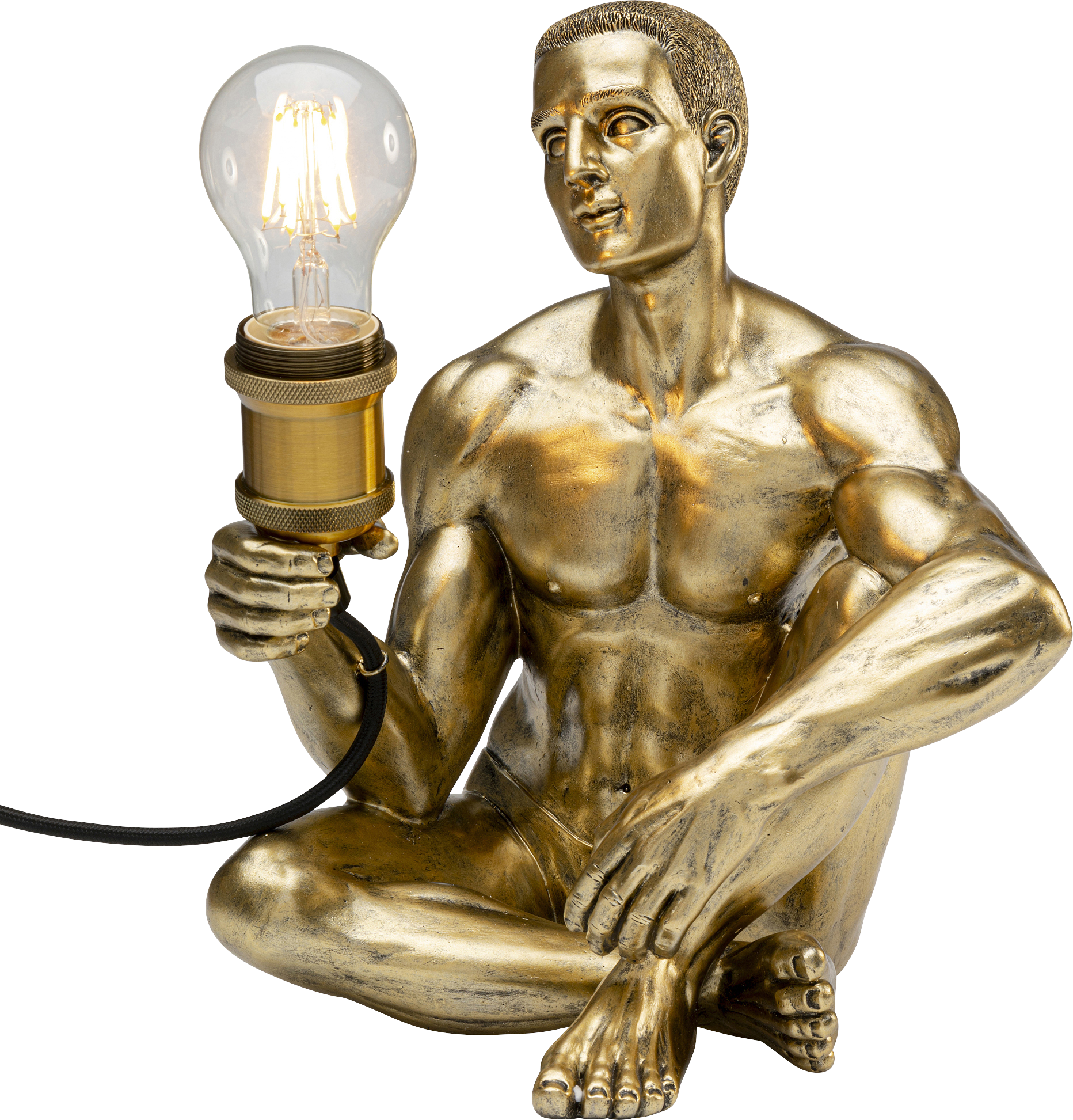 Kare - Table Lamp Nude Man Sit 32cm