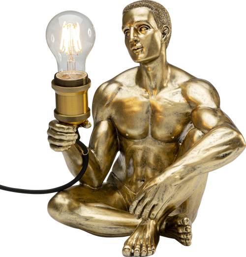 Kare - Table Lamp Nude Man Sit 32cm