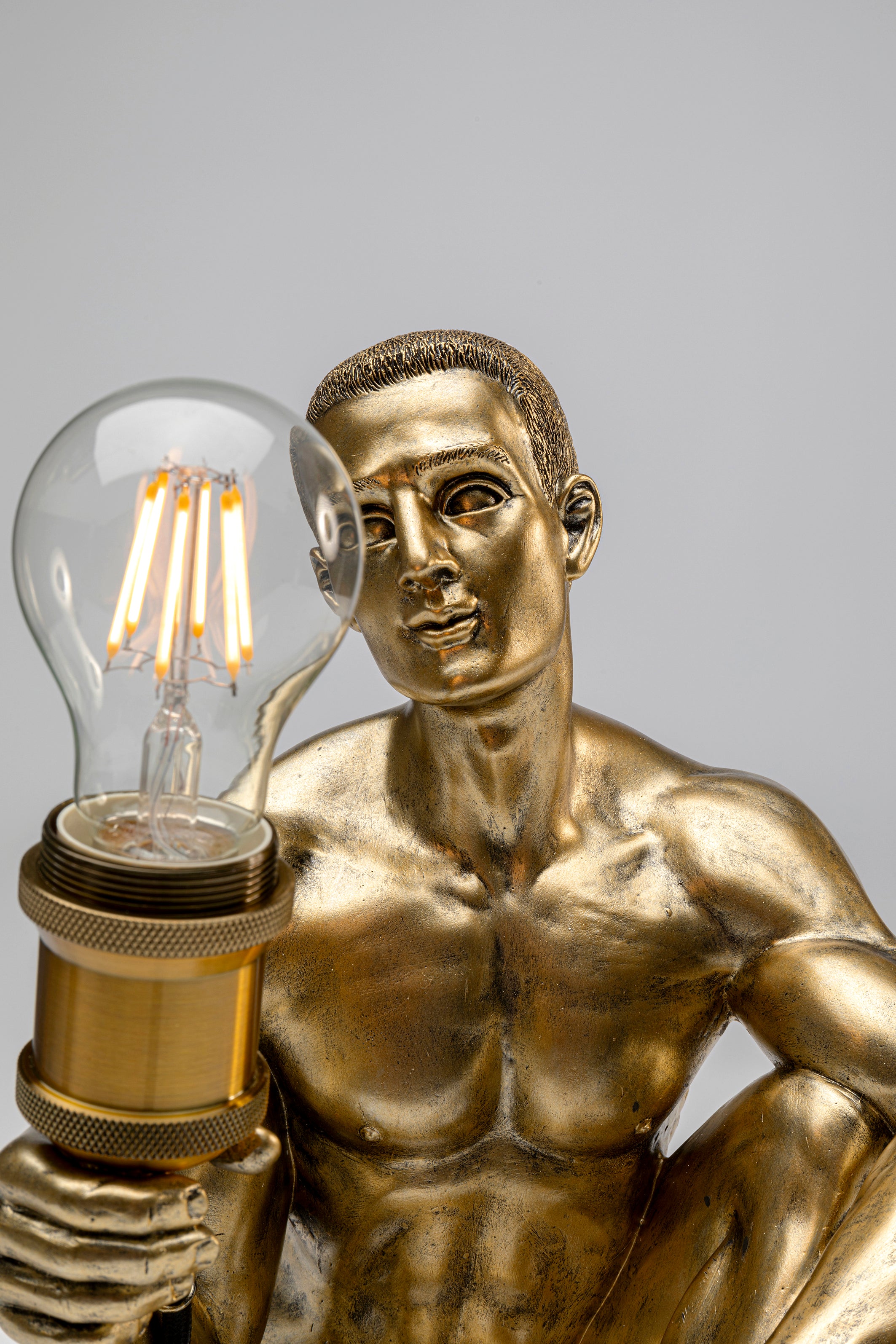 Kare - Table Lamp Nude Man Sit 32cm