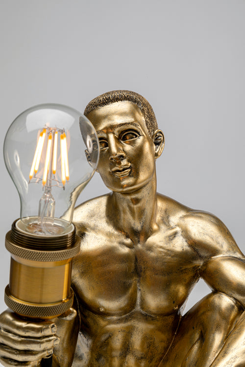 Kare - Table Lamp Nude Man Sit 32cm