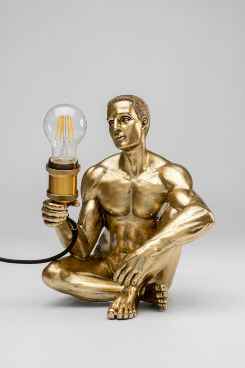Kare - Table Lamp Nude Man Sit 32cm