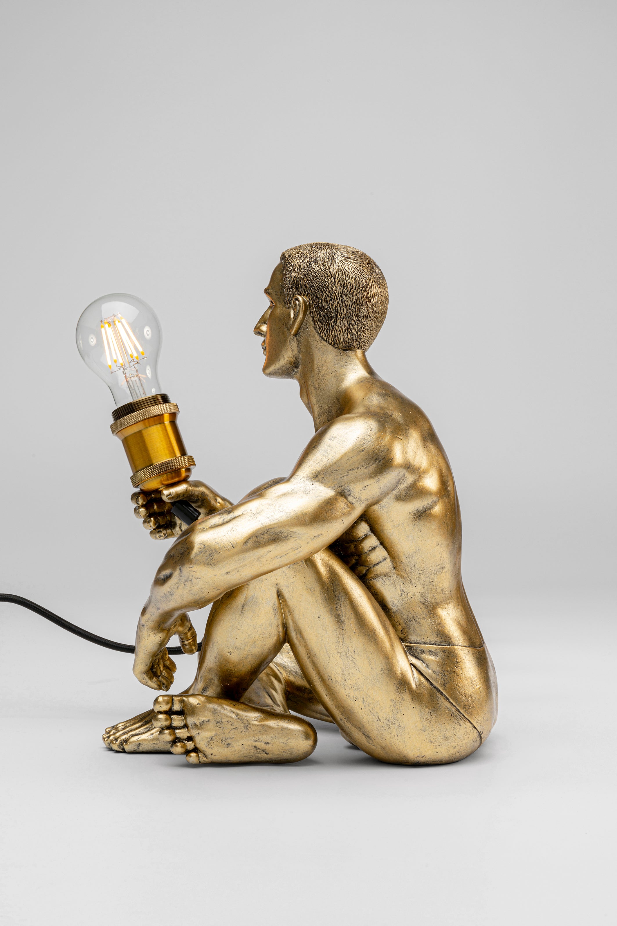 Kare - Table Lamp Nude Man Sit 32cm