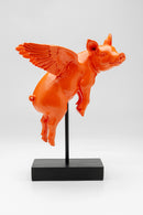 Kare - Deco Figurine Flying Pig 29cm