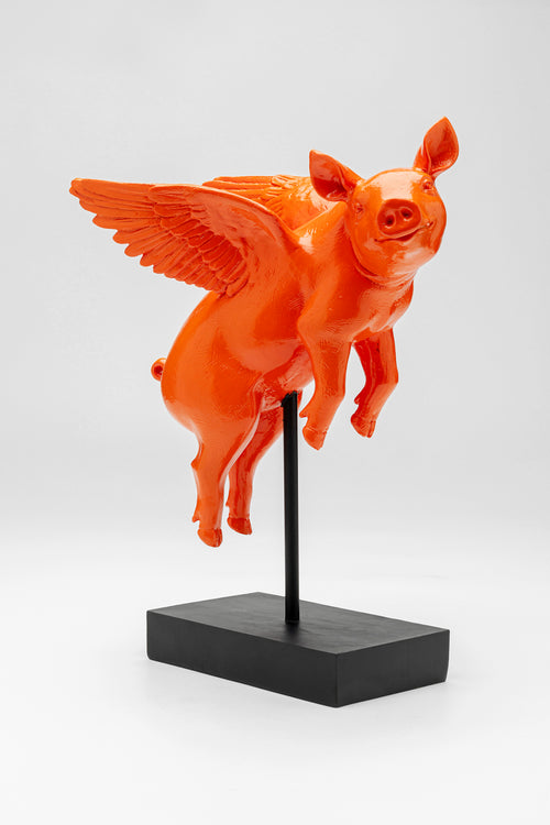 Kare - Deco Figurine Flying Pig 29cm