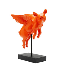 Kare - Deco Figurine Flying Pig 29cm