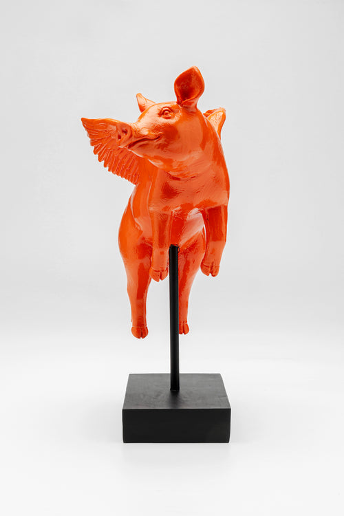 Kare - Deco Figurine Flying Pig 29cm