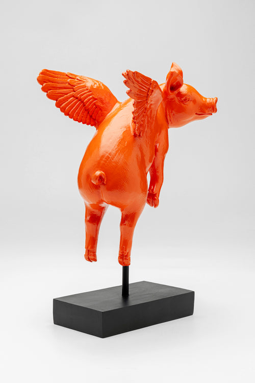 Kare - Deco Figurine Flying Pig 29cm