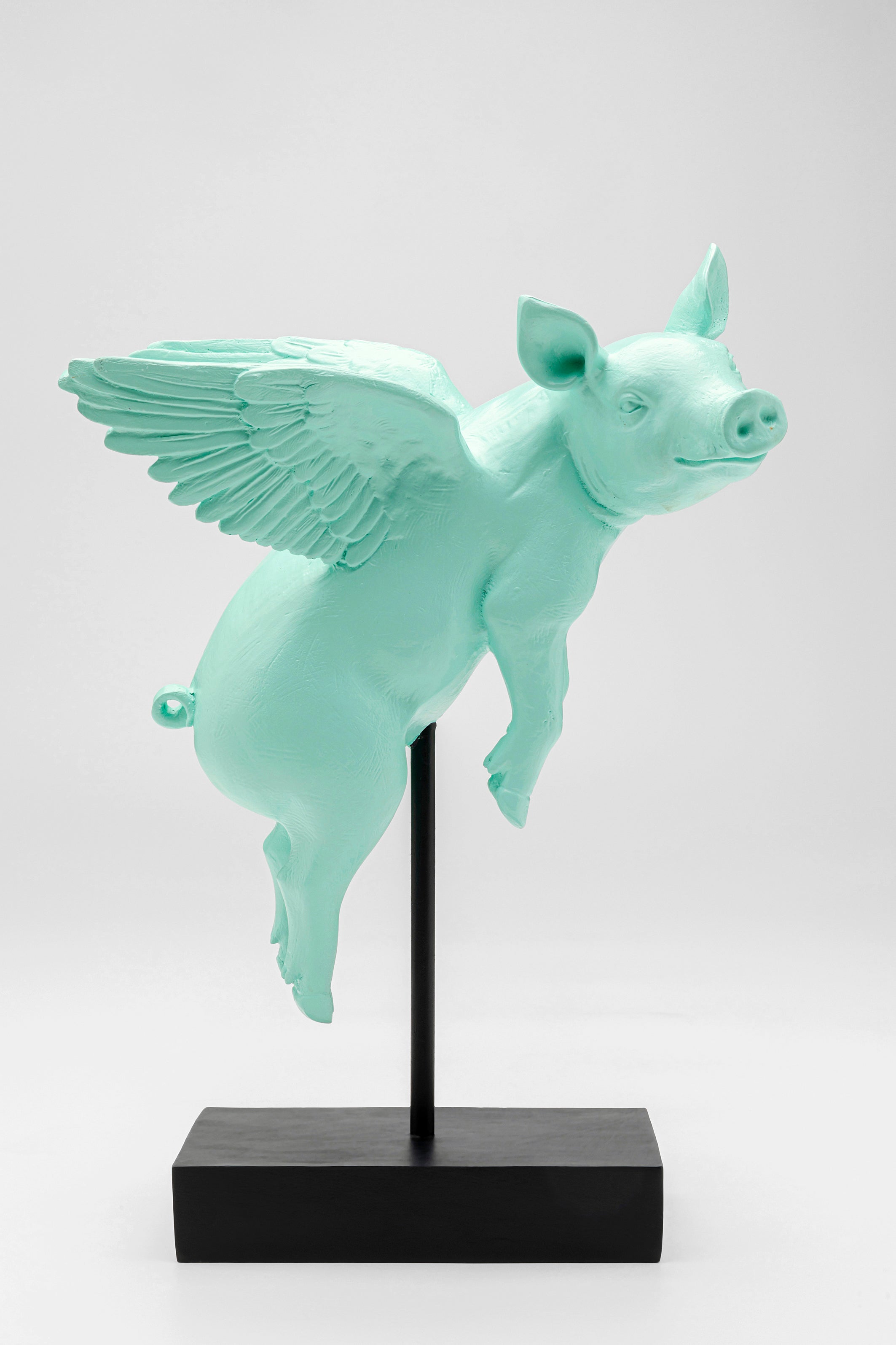 Kare - Deco Figurine Flying Pig 29cm