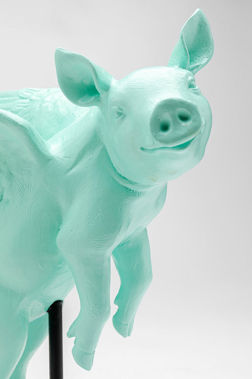 Kare - Deco Figurine Flying Pig 29cm
