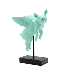 Kare - Deco Figurine Flying Pig 29cm