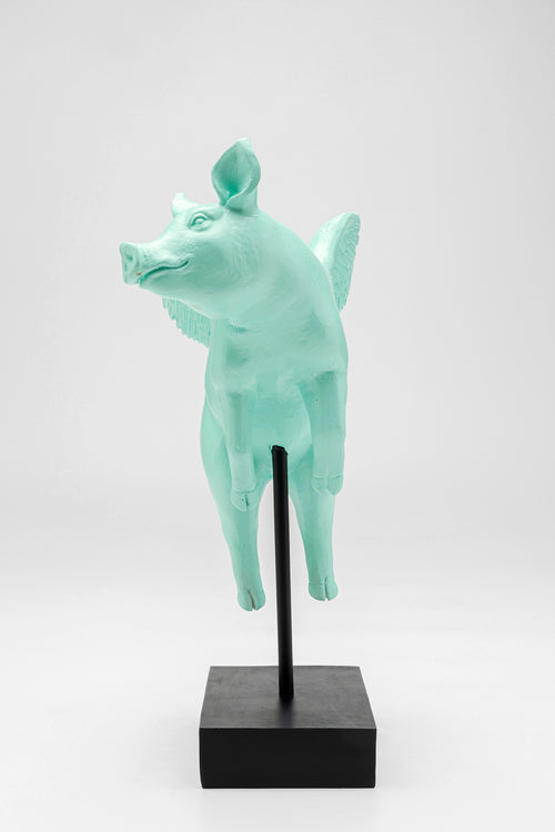 Kare - Deco Figurine Flying Pig 29cm