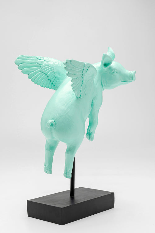Kare - Deco Figurine Flying Pig 29cm