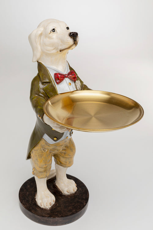 Kare - Deco Figurine Gentleman Dog Tray 43cm