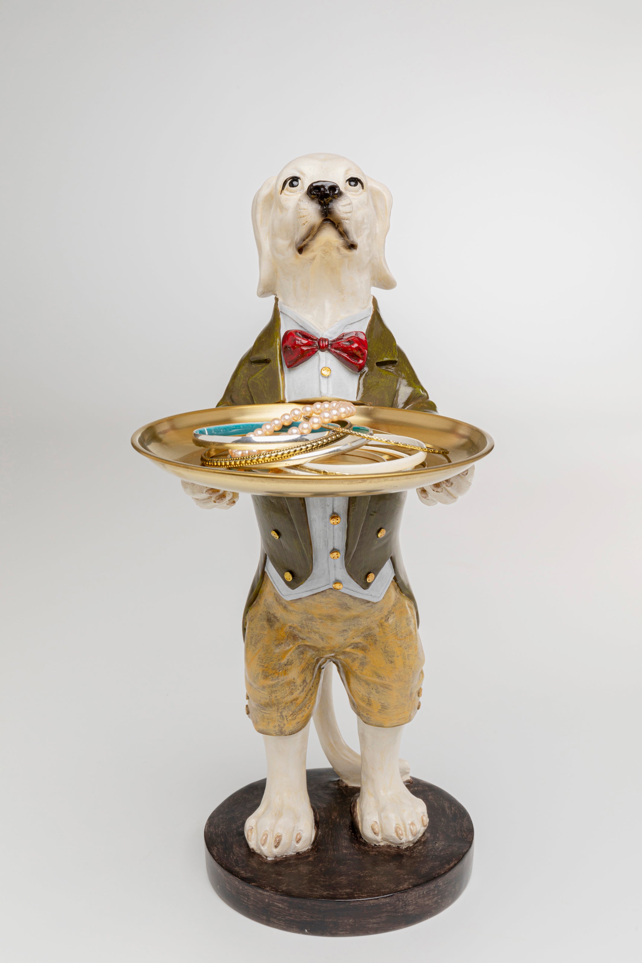 Kare - Deco Figurine Gentleman Dog Tray 43cm