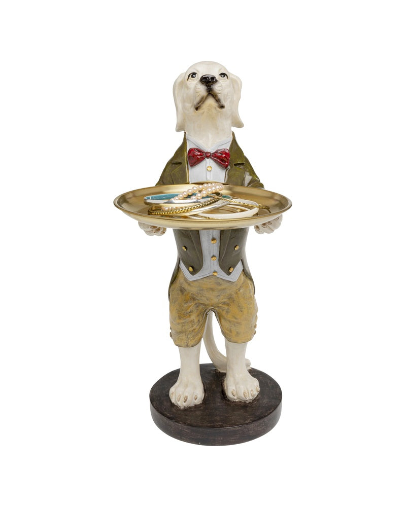 Kare - Deco Figurine Gentleman Dog Tray 43cm
