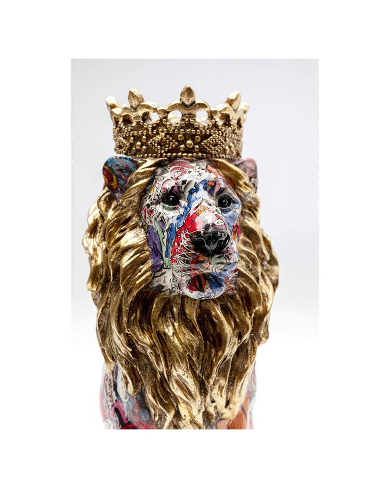Kare - Deco Figurine Graffiti King Lion 29cm
