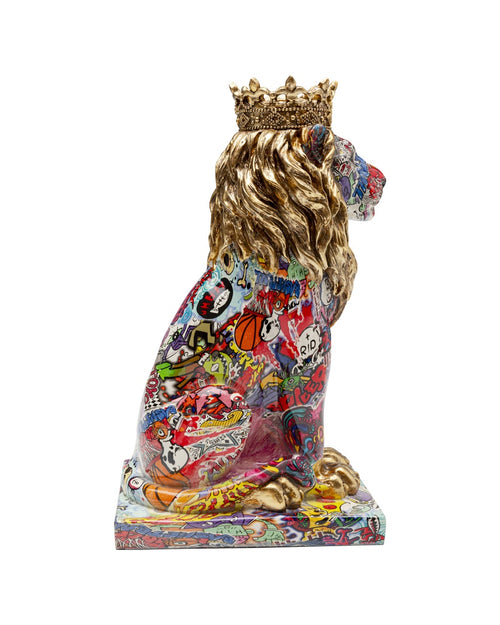 Kare - Deco Figurine Graffiti King Lion 29cm