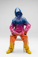 Kare - Deco Figurine Street Art Boy Rainbow 36cm