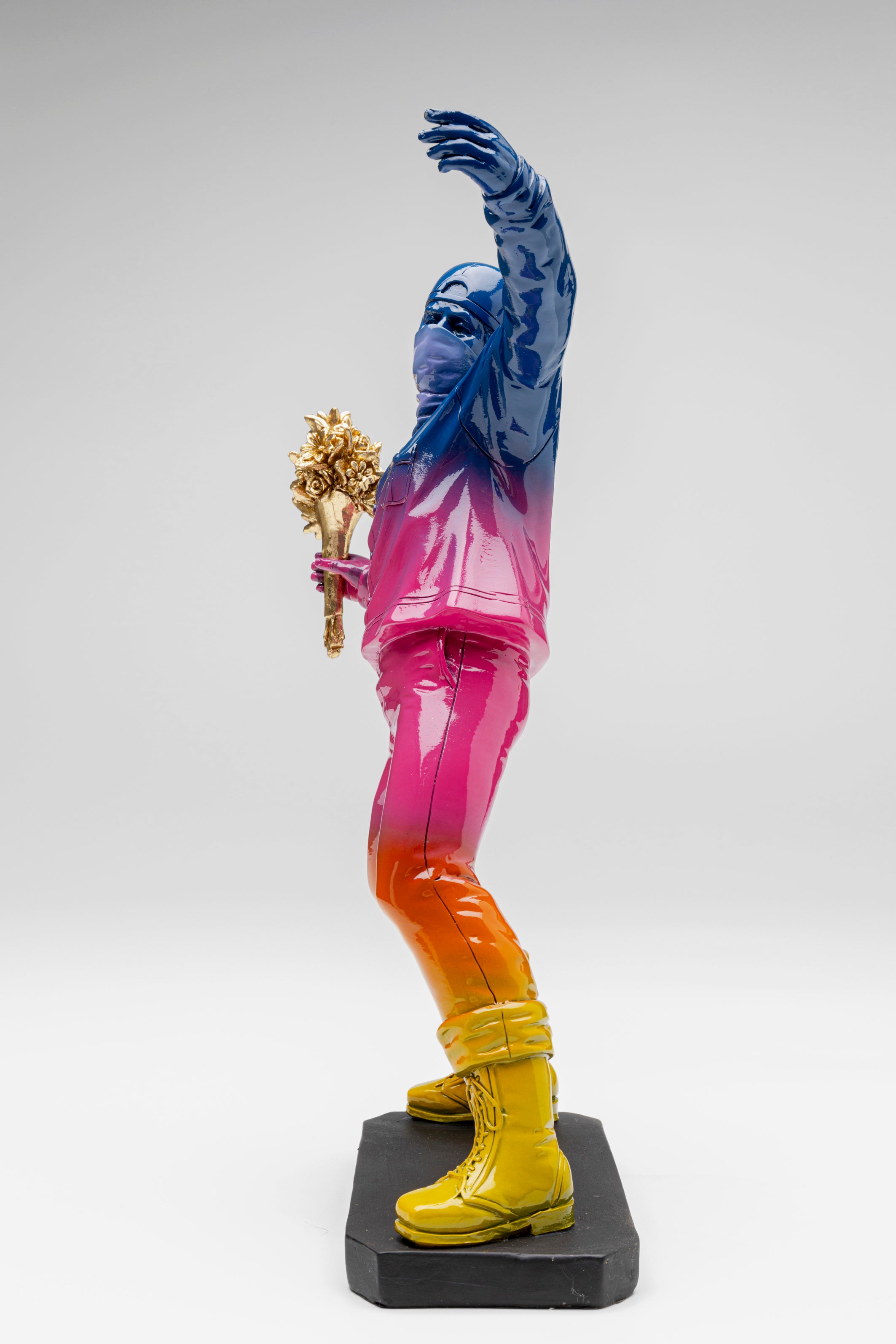 Kare - Deco Figurine Street Art Bouquet Rainbow 41cm
